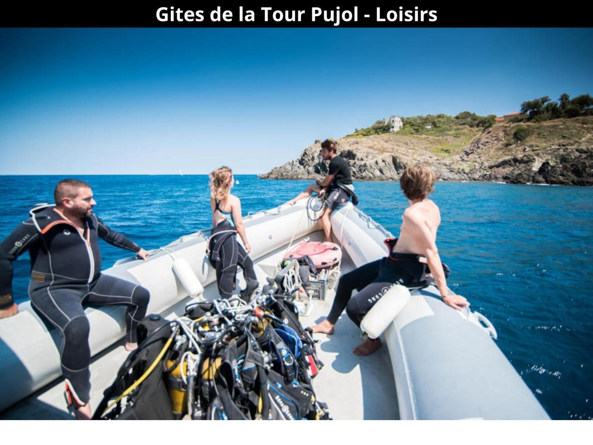 Les Gites De La Tour Pujol アルジェレス・シュル・メール エクステリア 写真